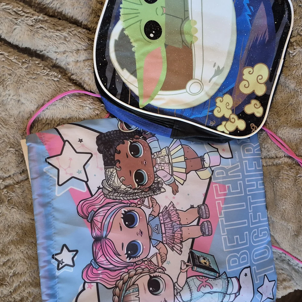 Colorful Character Drawstring Bags - Picture 1 of 1